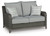 Elite Park - Gray - Outdoor Loveseat with Cushion (P518-835) by Ashley