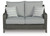 Elite Park - Gray - Outdoor Loveseat with Cushion (P518-835) by Ashley