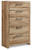 Hyanna - Tan Brown - Chest of Drawers (B1050-46) by Ashley