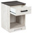 Shawburn - Whitewash/Charcoal Gray - Nightstand (EB4121-291) by Ashley