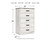 Shawburn - Whitewash/Charcoal Gray - Chest of Drawers (EB4121-245) by Ashley