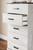 Shawburn - Whitewash/Charcoal Gray - Chest of Drawers (EB4121-245) by Ashley