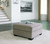 Creswell - Stone - Ottoman With Storage (1530511) by Ashley