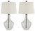 Gregsby - Clear/Black - Table Lamp (Set of 2) (L431574) by Ashley