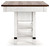 Valebeck - White/Brown - Counter Height Dining Table (D546-32) by Ashley