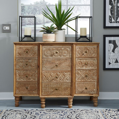 Montrose - Weathered Honey - 12 Drawer Accent Cabinet (2054-AC4836) by Liberty Furniture