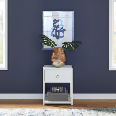 East End - Wirebrushed White - 1 Shelf Accent Table (2030WH-AT2126) by Liberty Furniture