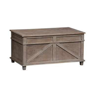 Parkland Falls - Weathered Taupe - Storage Trunk (172-OT1013) by Liberty Furniture