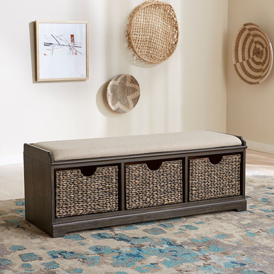 Mill Creek - Peppercorn - Wall Bench (792-OT2000) by Liberty Furniture
