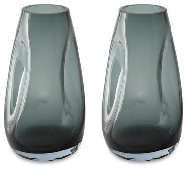 Beamund - Teal Blue - Vase (Set of 2) (A2900010) by Ashley