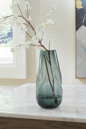 Beamund - Teal Blue - Vase (Set of 2) (A2900011) by Ashley