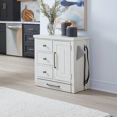 Modern Farmhouse - Flea Market White - Pet Feeder (406W-PF1000) by Liberty Furniture