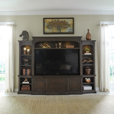 Paradise Valley - Saddle Brown - 78 Inch Entertainment Console (297-TV78) by Liberty Furniture