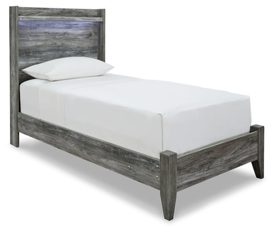 Baystorm - Gray - Twin Panel Bed (B221B20) by Ashley