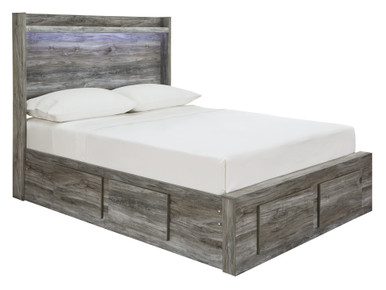 Baystorm - Gray - Full Panel Bed with 6 Storage Drawers (B221B27) by Ashley