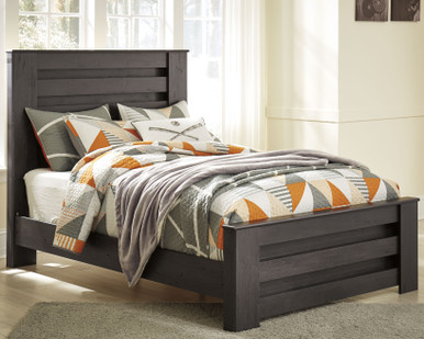 Brinxton - Charcoal - Full Panel Bed (B249B5) by Ashley
