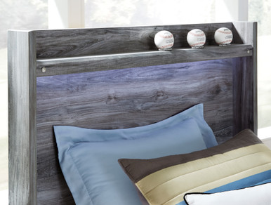Baystorm - Gray - Full Panel Bed with 2 Storage Drawers (B221B34) by Ashley