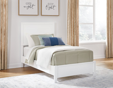 Binterglen - White - Twin Panel Bed (B427B2) by Ashley