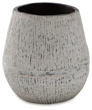 Claymount - Distressed Brown - Vase (A2000635) by Ashley