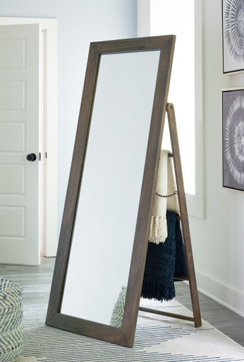Dirkins - Brown - Floor Mirror (A8010343) by Ashley