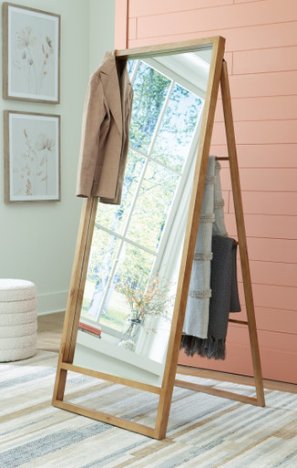 Devford - Brown - Floor Mirror (A8010341) by Ashley