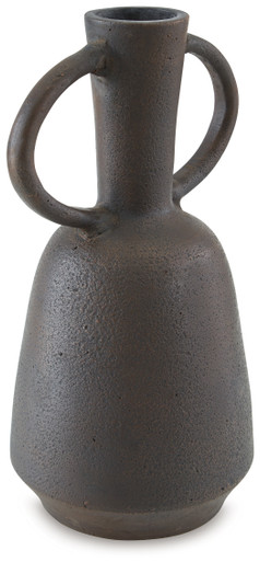 Aadeen - Distressed Brown - Vase (A2000674) by Ashley