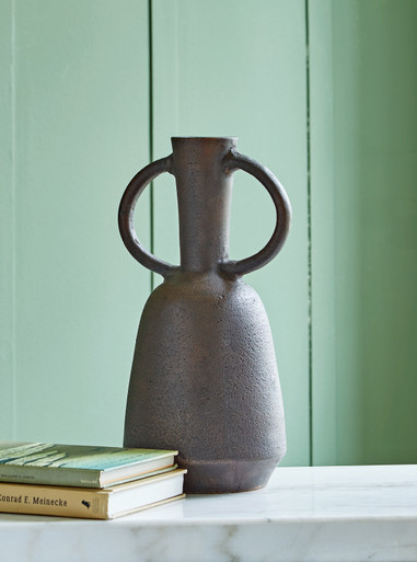 Aadeen - Distressed Brown - Vase (A2000674) by Ashley