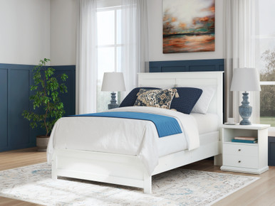 Bostwick Shoals - White - Full Panel Bed (B139B42) by Ashley