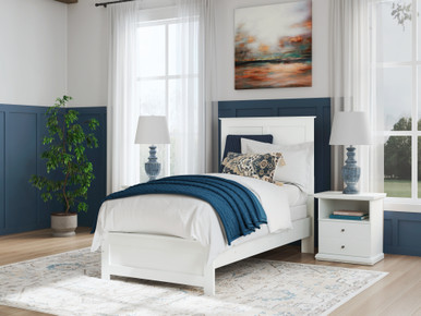 Bostwick Shoals - White - Twin Panel Bed (B139B41) by Ashley