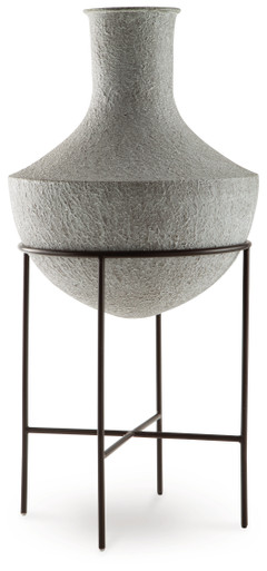 Estonbank - Distressed Cream - Vase (A2000747) by Ashley