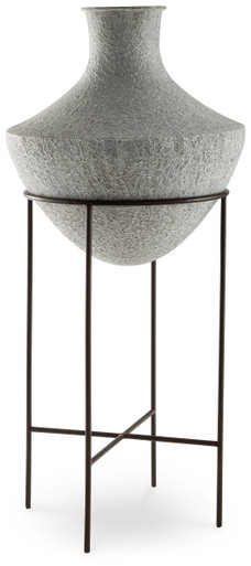 Estonbank - Distressed Cream - Vase (A2000748) by Ashley