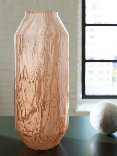 Dushby - Blush Pink - Vase (A2000729) by Ashley