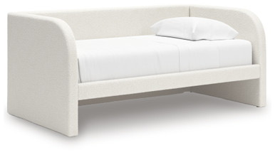 Arloster - Tan/White - Twin Upholstered Day Bed (PCB1566B8) by Ashley