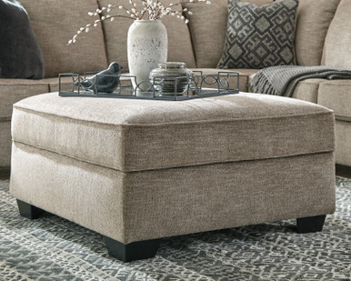 Bovarian - Stone - Ottoman (5610311) by Ashley