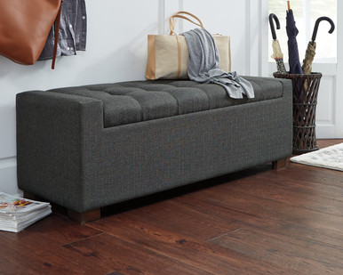 Cortwell - Gray - Storage Bench (A3000224) by Ashley