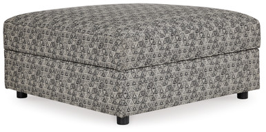 Kellway - Bisque - Ottoman With Storage (9870711) by Ashley