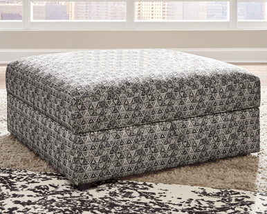 Kellway - Bisque - Ottoman With Storage (9870711) by Ashley