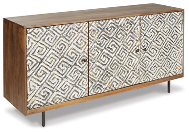 Kerrings - Brown/Black/White - Accent Cabinet (A4000258) by Ashley