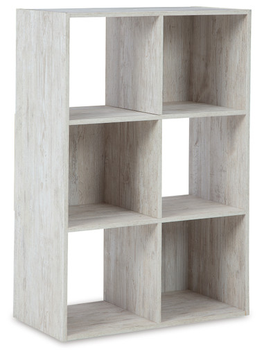 Paxberry - Whitewash - Six Cube Organizer (EA1811-3X2) by Ashley