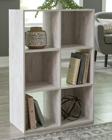 Paxberry - Whitewash - Six Cube Organizer (EA1811-3X2) by Ashley