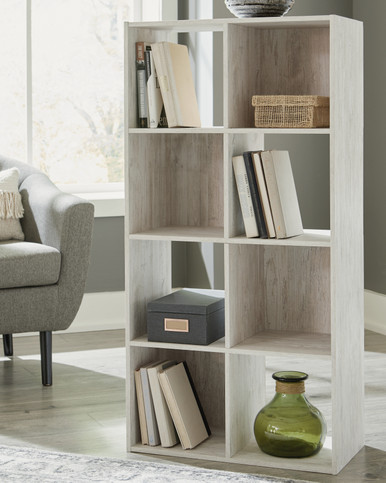 Paxberry - Whitewash - Eight Cube Organizer (EA1811-4X2) by Ashley