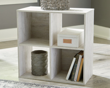 Paxberry - Whitewash - Four Cube Organizer (EA1811-2X2) by Ashley