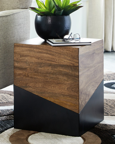 Trailbend - Brown/Gunmetal - Accent Table (A4000311) by Ashley