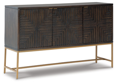 Elinmore - Brown/Gold Finish - Accent Cabinet (A4000316) by Ashley