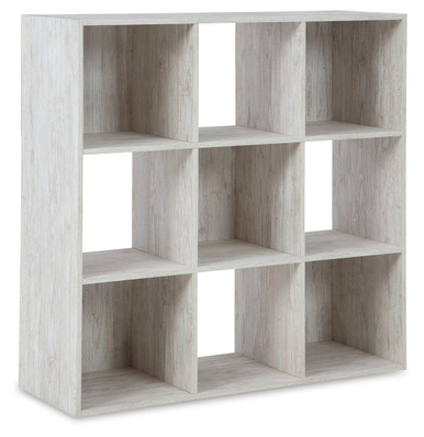 Paxberry - Whitewash - Nine Cube Organizer (EA1811-3X3) by Ashley