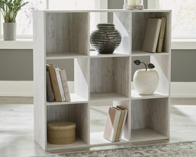 Paxberry - Whitewash - Nine Cube Organizer (EA1811-3X3) by Ashley