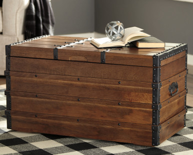 Kettleby - Brown - Storage Trunk (A4000096) by Ashley