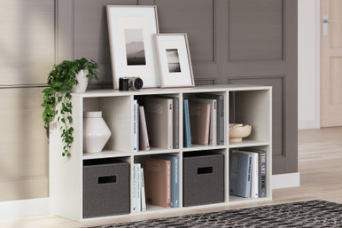 Aprilyn - White - Eight Cube Organizer (EA1024-4X2) by Ashley