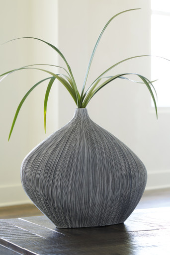 Donya - Antique Black - Vase (A2000547) by Ashley