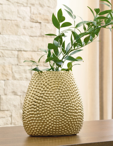 Efim - Gold Finish - Vase (A2000575) by Ashley